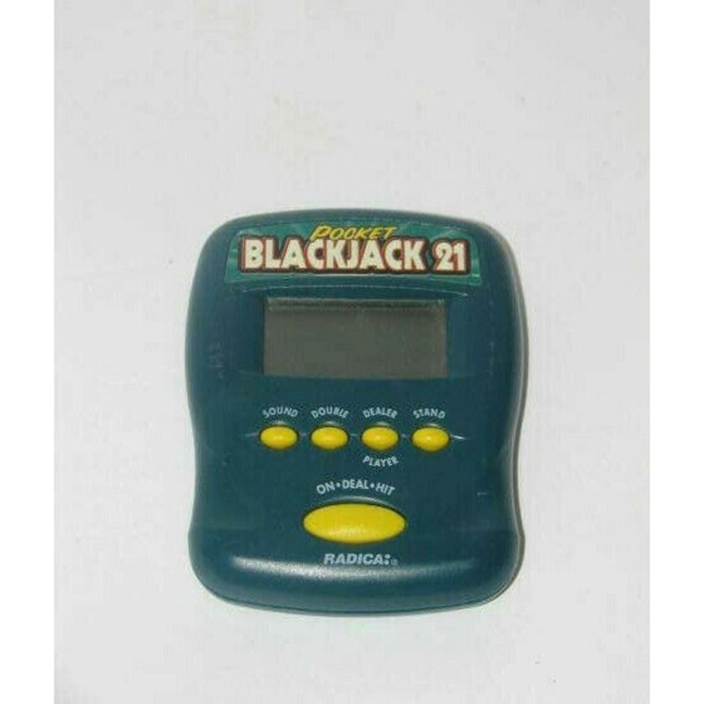 Radica Pocket Black Jack 21 Handheld Electronic Game